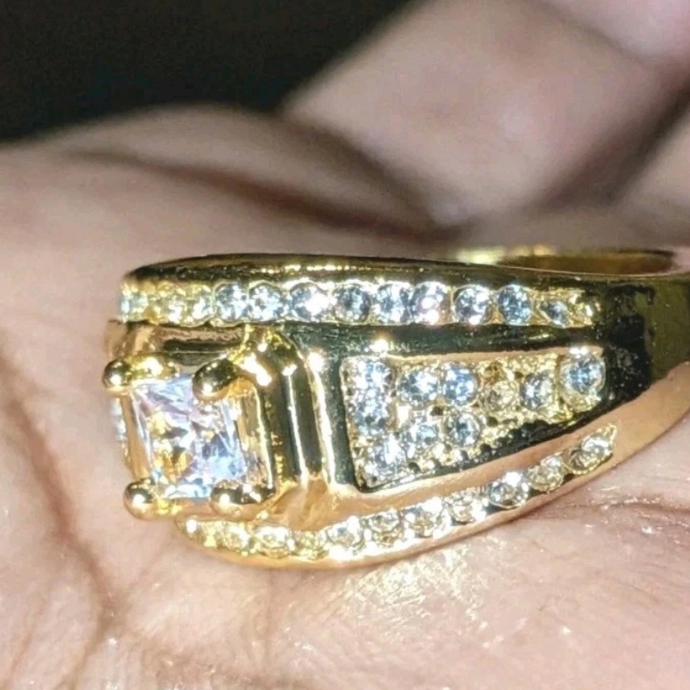 Luxury 2 Ct Micro Pave Lab Created Diamond Wedding Ring For Men Sz 7 - Picture 12 of 17